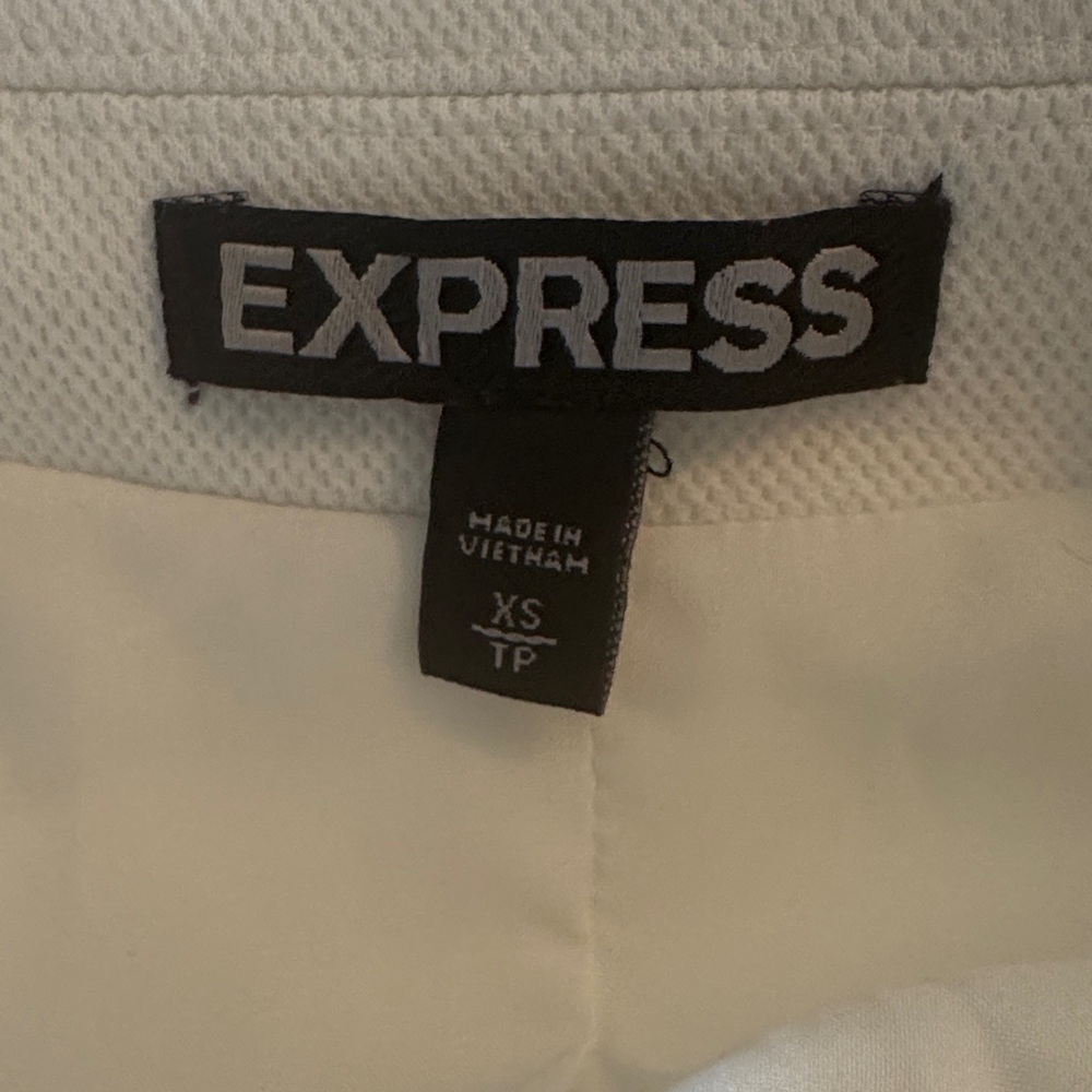 Gorgeous Express Women's Ivory Blazer Size XS - Picture 10 of 11